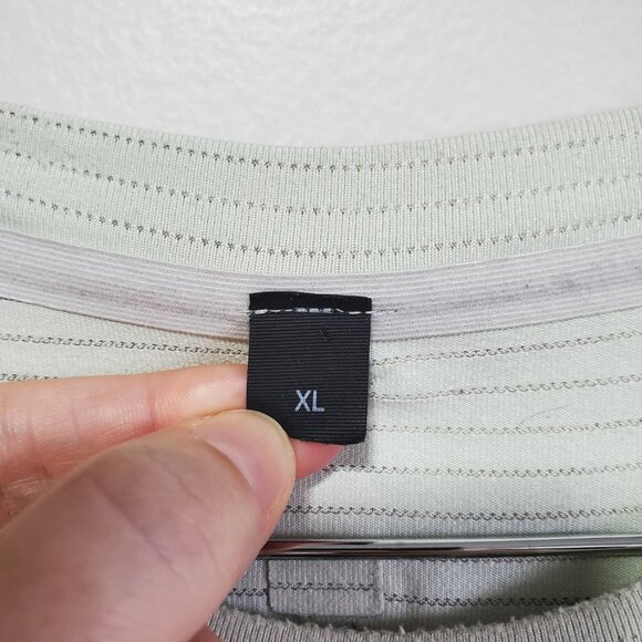 LULULEMON Drysense Training Short Sleeve Shirt Heathered Creamy Mint Men's XL - Picture 9 of 10